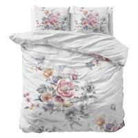 Dekbedovertrek Isabeau - Wit - Lits-Jumeaux (240x220 Cm) - Wit Microvezel - - Sleeptime Essentials - Dekbed-Discounter.nl