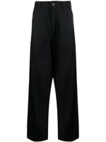 Black Comme Des Garçons pantalon sarouel à taille haute - Noir - thumbnail