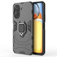 Xiaomi Poco C65/Redmi 13C Hybrid Case met Ringhouder - Zwart - thumbnail