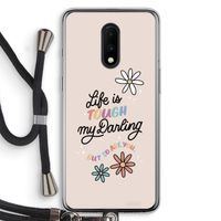 Tough Life: OnePlus 7 Transparant Hoesje met koord