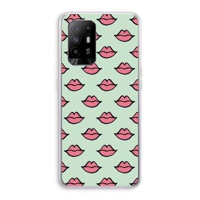 Lipjes: Oppo A94 5G Transparant Hoesje