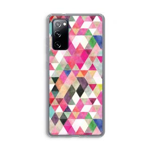 Gekleurde driehoekjes: Samsung Galaxy S20 FE / S20 FE 5G Transparant Hoesje