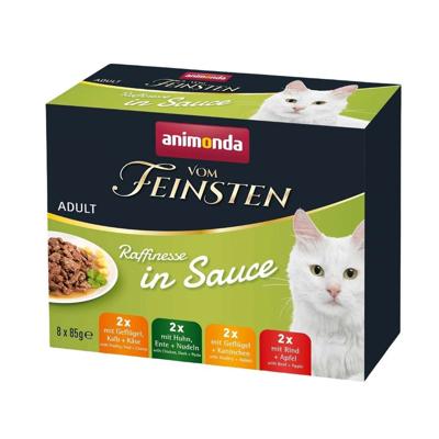 ANIMONDA Vom Feinsten Adult Raffinesse in sauce - nat kattenvoer - 8x85g