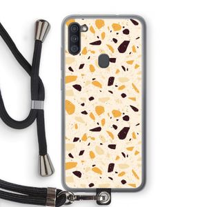 Terrazzo N°13: Samsung Galaxy A11 Transparant Hoesje met koord