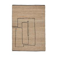 Kave Home Vloerkleed 'Velira' Jute, 200 x 300cm