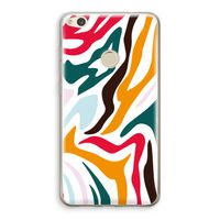 Colored Zebra: Huawei Ascend P8 Lite (2017) Transparant Hoesje