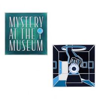 Mystery at the Museum Geocoin and Tag Set - thumbnail