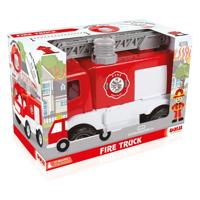 Dolu brandweerwagen rood/wit