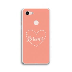 Forever heart: Google Pixel 3 XL Transparant Hoesje