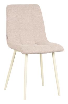 LABEL51 Eetkamerstoel 'Nino' Bouclé, kleur Naturel