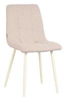 LABEL51 Eetkamerstoel 'Nino' Bouclé, kleur Naturel
