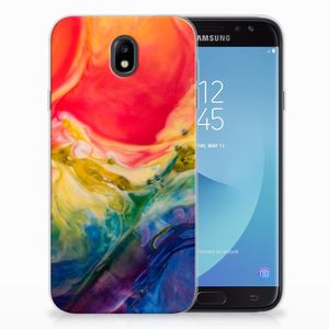 Hoesje maken Samsung Galaxy J7 2017 | J7 Pro Watercolor Dark