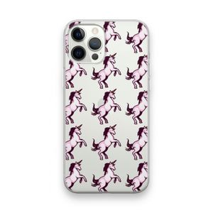 Musketon Unicorn: iPhone 12 Pro Max Transparant Hoesje