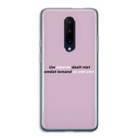 uw waarde daalt niet: OnePlus 7 Pro Transparant Hoesje