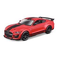 Modelauto Ford Shelby Mustang GT500 2020 rood schaal 1:32/15 x 6 x 4 cm