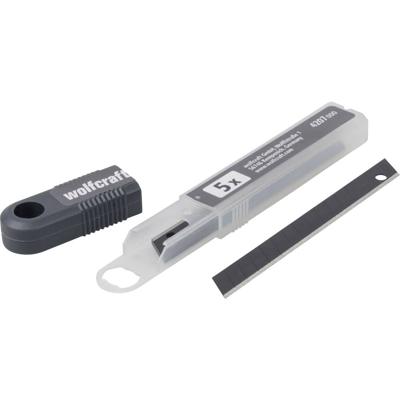 Wolfcraft 4207000 Afbreekmesjes Profi-Sharp 9 mm zwart 5 stuk(s)