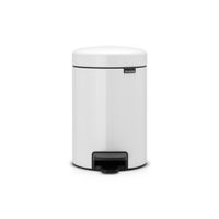 Brabantia newIcon pedaalemmer 3 liter met kunststof binnenemmer - White - thumbnail