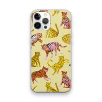 Cute Tigers and Leopards: iPhone 12 Pro Max Transparant Hoesje