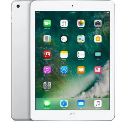 Refurbished iPad 2017 32 GB 4G Zilver Gebruikt