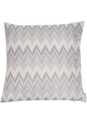 Missoni Home coussin à motif zigzag - Gris