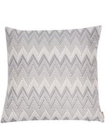 Missoni Home coussin à motif zigzag - Gris