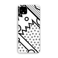 Pop Art #4: Pixel 4 XL Transparant Hoesje