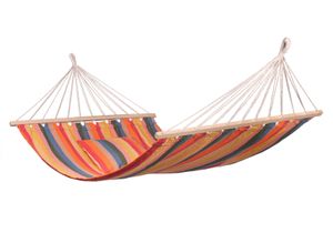 'Gomera' Spreaderbar Eénpersoons Hangmat - 120 kg - Veelkleurig - Spreidstang - 123 Hammock