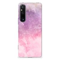 Smartphone hoesje Sony Xperia 1 V Pink Purple Paint