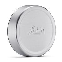 Leica 19660 Lensdop Q, E49, aluminium, zilver geanodiseerde afwerking