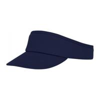 Bullet Sunvisor Zonneklep - volwassenen - donkerblauw - katoen - verstelbaar - dames/heren