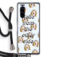 Hello: Sony Xperia 5 Transparant Hoesje met koord