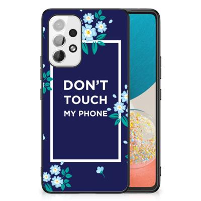Samsung Galaxy A53 | Telefoon Hoesje | Flowers Blue DTMP