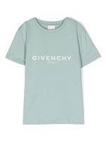 Givenchy Kids t-shirt en coton biologique à logo imprimé - Bleu