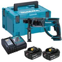 Makita DHR202RTJ 18V Accu Combihamer | SDS-PLUS | 5.0Ah Li-ion - DHR202RTJ