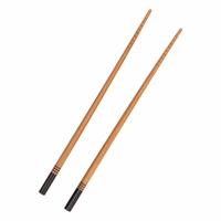 Bamboe Aziatiesche eetstokjes - bruin / zwart - 1x setje - hout