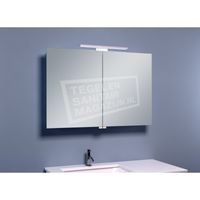 Schulz Large Luxe Spiegelkast met LED Verlichting (90x60x14 cm) - thumbnail