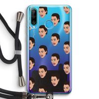 Ugly Cry Call: Huawei P30 Lite Transparant Hoesje met koord Ugly Cry Call: Huawei P30 Lite Transparant Hoesje met koord