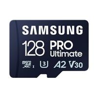 Samsung Pro Ultimate microSD card 128GB + USB-adapter Micro SD-kaart Blauw