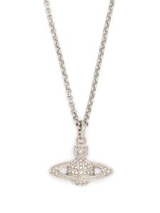 Vivienne Westwood collier à pendentif Mini Bas Relief Orb - Argent