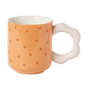 Mok yummie - oranje/roze - 300 ml