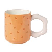 Mok yummie - oranje/roze - 300 ml