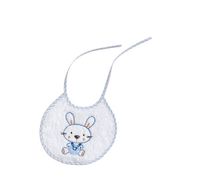 Interbaby slabbetje Konijn junior 20 x 20 cm katoen - thumbnail