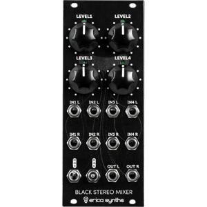 Erica Synths Black Stereo Mixer V3 eurorack module