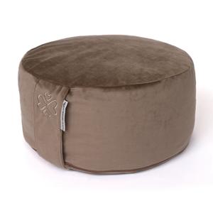 Love Generation Meditatiekussen │ Rond │ Velvet │ Taupe