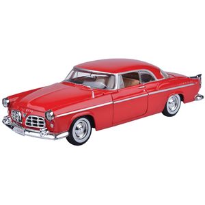 Modelauto Chrysler C300 1955 rood schaal 1:24/23 x 8 x 6 cm