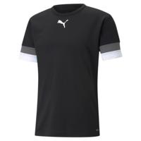 PUMA teamRISE Voetbalshirt Zwart Grijs Wit