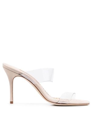 Manolo Blahnik sandales Scolto 90 mm - Tons neutres