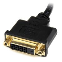 StarTech.com 20cm HDMI naar DVI-D Video adapter kabel HDMI mannelijk naar DVI vrouwelijk - thumbnail