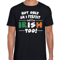 St. Patricksday / I am Irish too feest shirt / outfit zwart voor heren 2XL  - - thumbnail