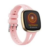 Fitbit Versa 3 & 4 / Sense 1 & 2 - Sportbandje druppel design - Large - Roze